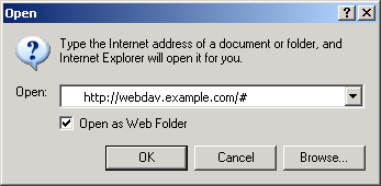 WebDAV - IE open dialog