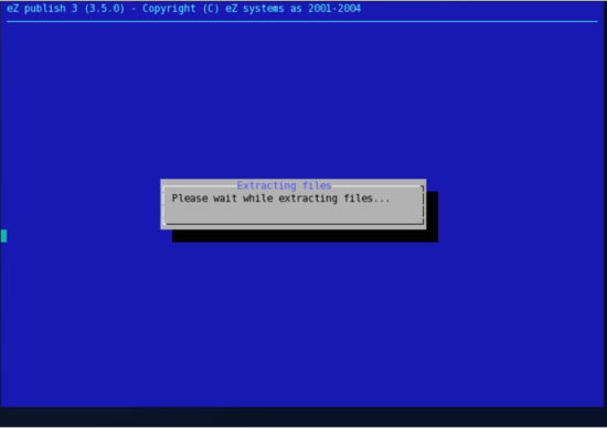 Linux installer - step 3