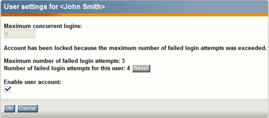 Unlocking user accounts