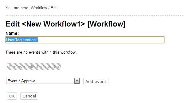 Creating New Workflow