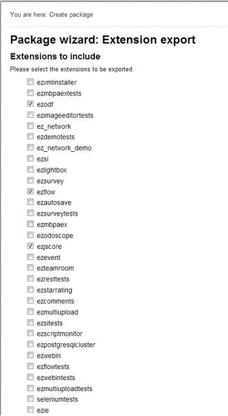 Extensions to Include
